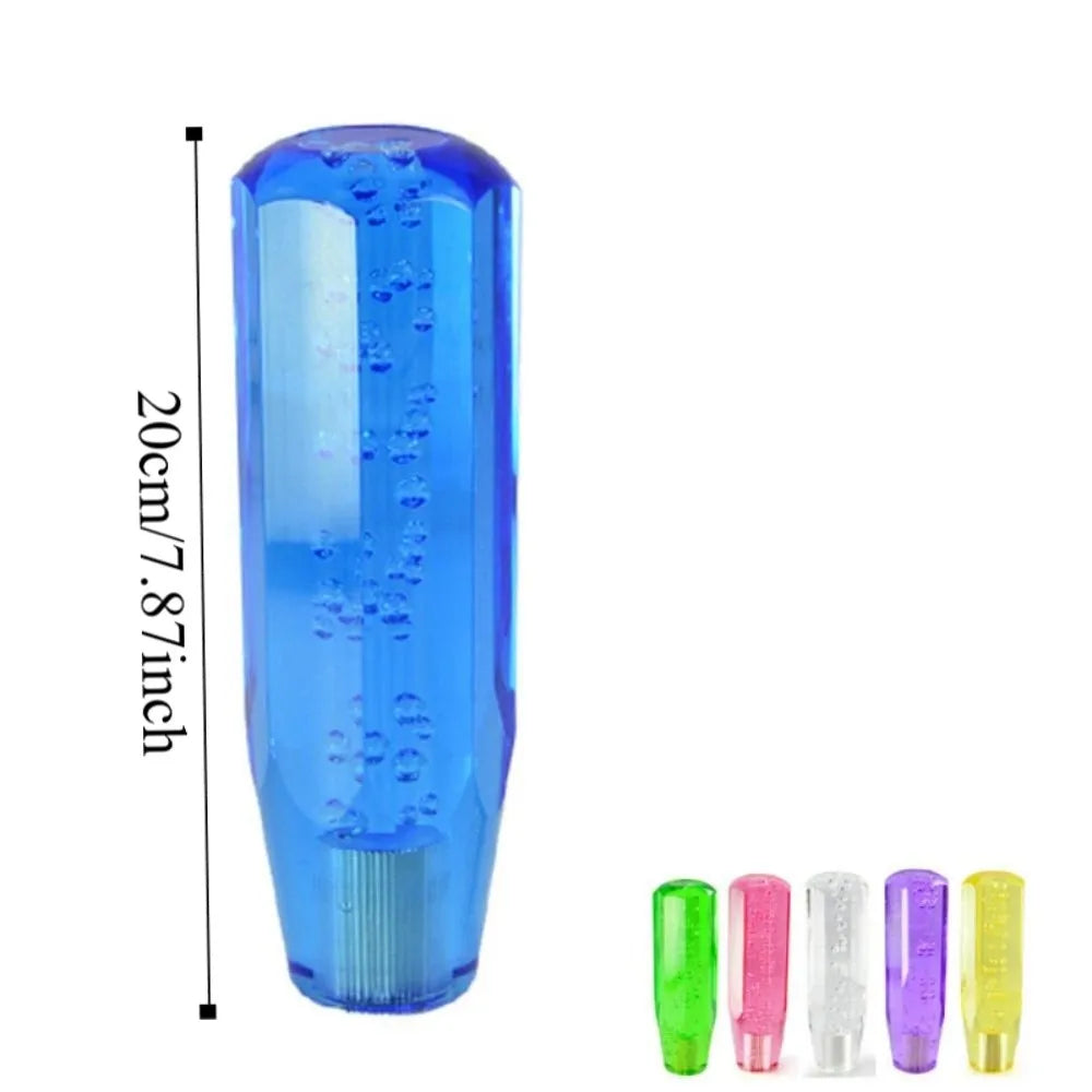 Transparent Bubble Gear Shift Knob Crystal Manual Design Transmission Zpaxo