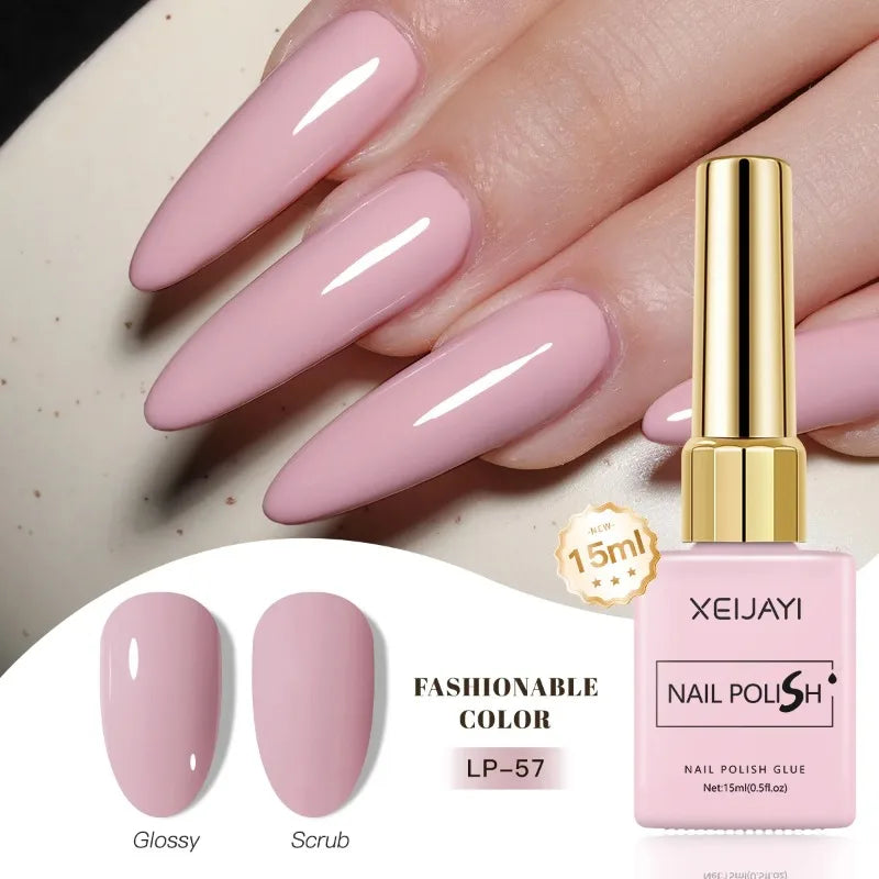 Colored Nail Varnish Gel 60 Colors Gloss Matte Ice-clear Nails Polish