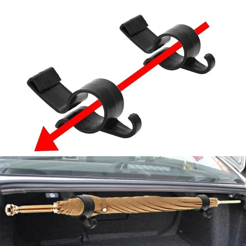 2-Pack Car Trunk Umbrella Holder Organizer Clips Car Trunk Organizer Clip Zpaxo