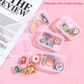 5Pcs1 12 Dollhouse Mini Drink Bottle Food Dessert Plate Pretend Play Zpaxo 1