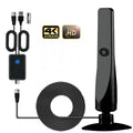 New Digital Tv Antenna Receiver Indoor and Outdoor High-Definition Digital Terrestrial Wave Hdtv Tv Antenna Supports Multiple Co Zpaxo Black