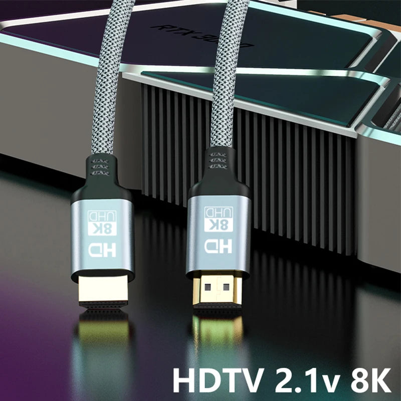 0 5-1 5M HDTV 8K Cable 60HZ 2 1V 4K 144HZ 3D TV Speed Computer Zpaxo
