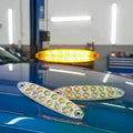Solar LED Strobe Warning Light for Car, Motorcycle & Truck