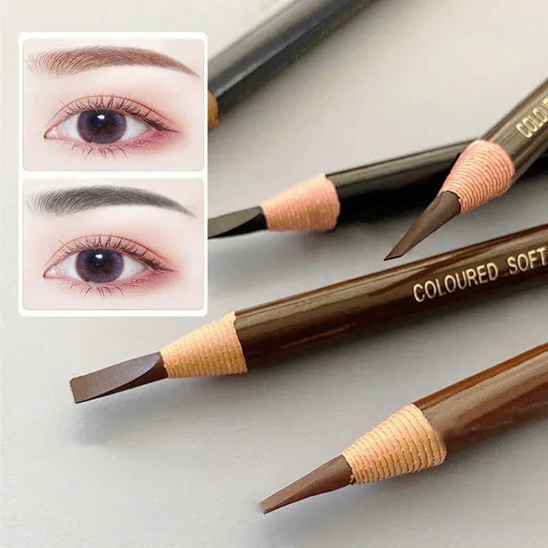 Eyebrow Pencil Waterproof Eyebrow Enhancers Long Lasting Brow Cosmetics Professional Makeup Brow Lift Feather Eyebrow Pencil Zpaxo