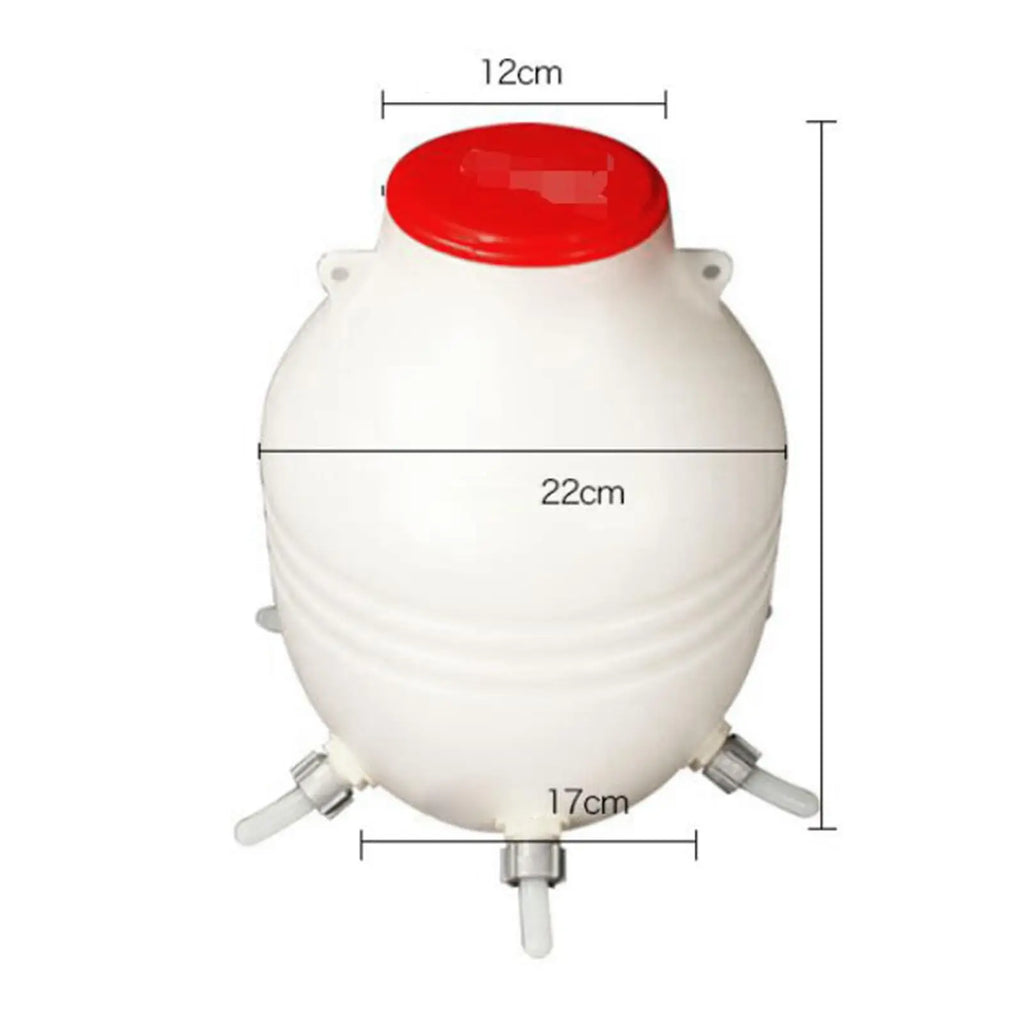 Thickened Large Capacity Lamb Feeder Milk Bottle Sheep Feeding 6 Nipples Animal Dog Poultry Livestock Feeding Pot Supplies Zpaxo