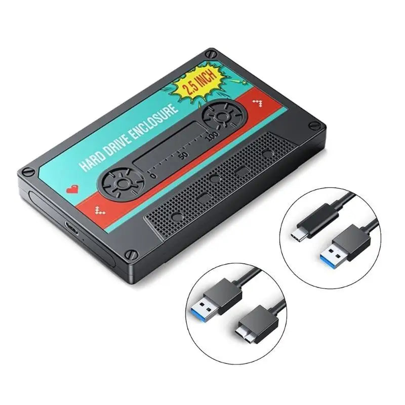 2 5'' Hard Drive Enclosure C USB 5Gbps 6Gbps Computer External Disk Zpaxo