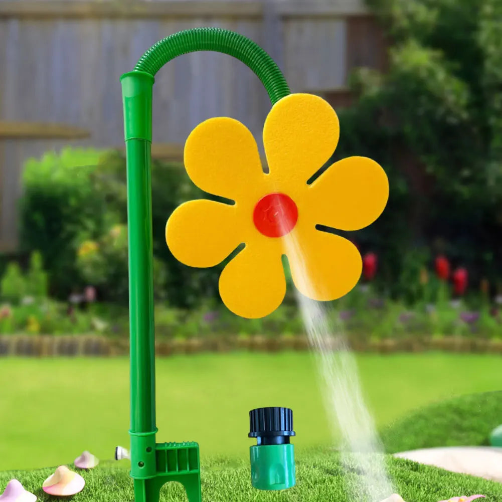 Dancing Flower Water Sprinkler 360 Rotating Fun Irrigation Tool Adjustable Lawn Sprinkler for Yard Watering Zpaxo