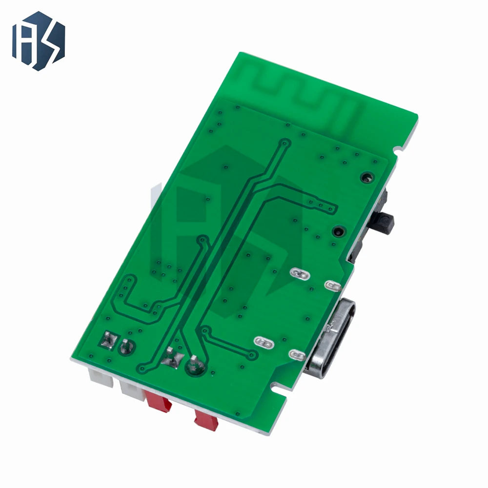 3W Mono Bluetooth 5.0 Amplifier Board - 4Ω PCBA with 3.7V Li-ion Charging Circuit & DSP Audio Processing Zpaxo