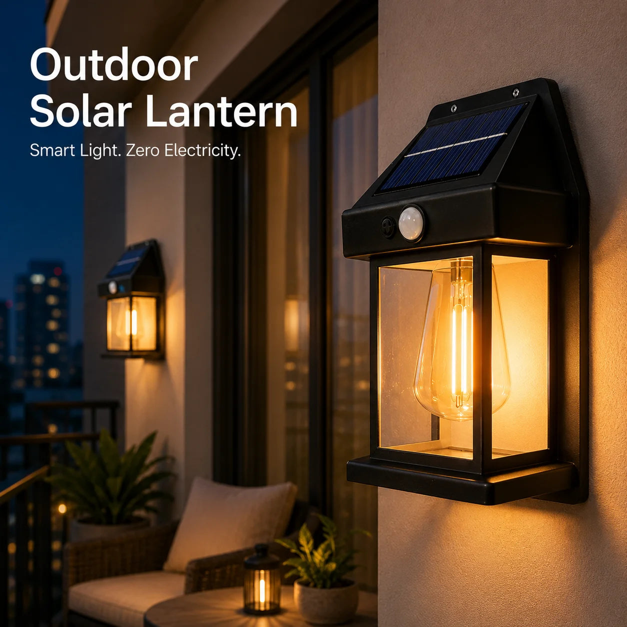 1/2/4/8Pack Solar Wall Lights Motion Sensor LED Lantern IP44 Waterproof Wall Mount Lamp Outdoor Courtyard Porch Deck Garden Yard Zpaxo