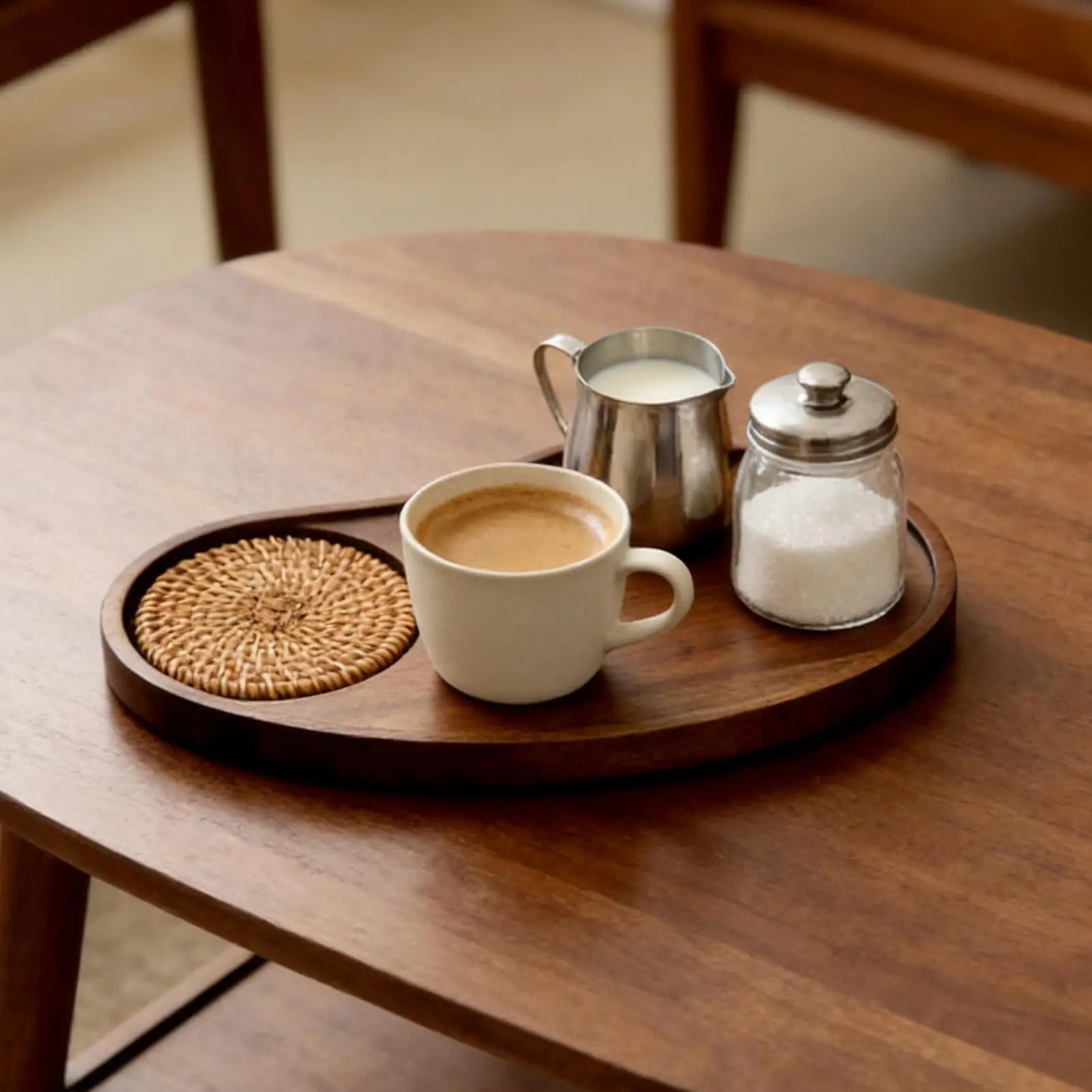 Tray Coffee Table Wooden Decorative Serving Boards Breakfast Home
