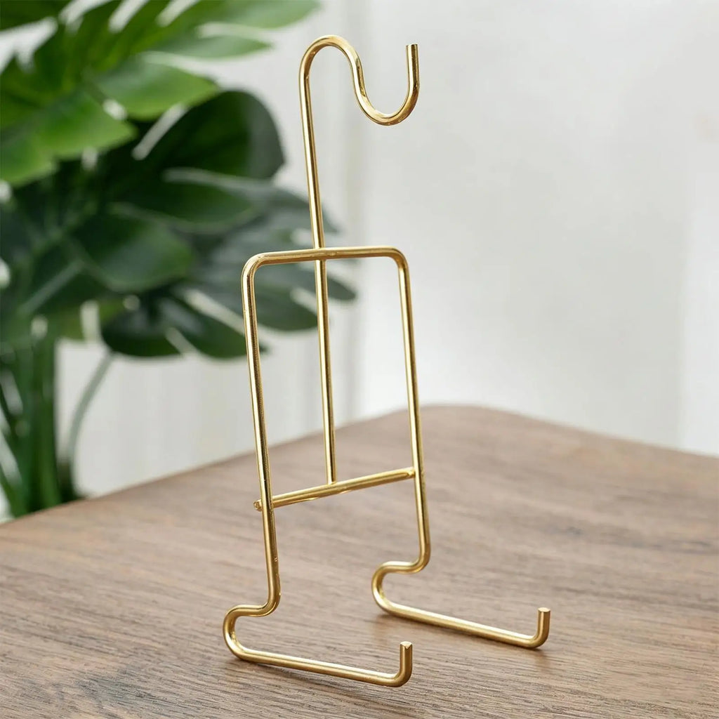 Tea Cup Holder Stand Vintage Metal Organizer Saucer Rack Cabinet