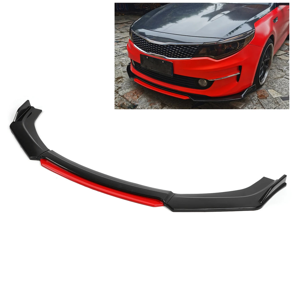 Universal Front Bumper Lip Spoiler Chin Body Protection PP Auto Car