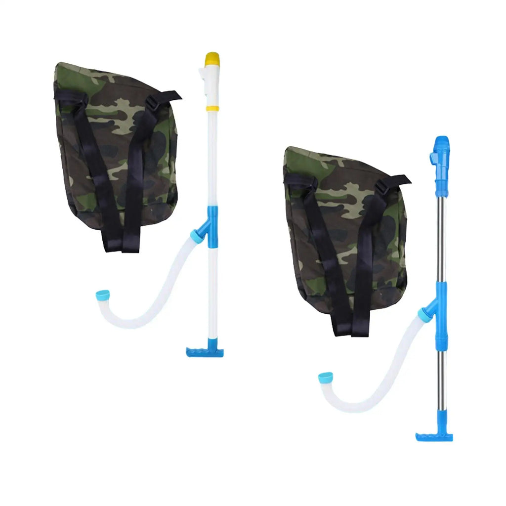 Garden Fertilizer Spreader Bag Handheld Broadcast Seeder Manure Zpaxo