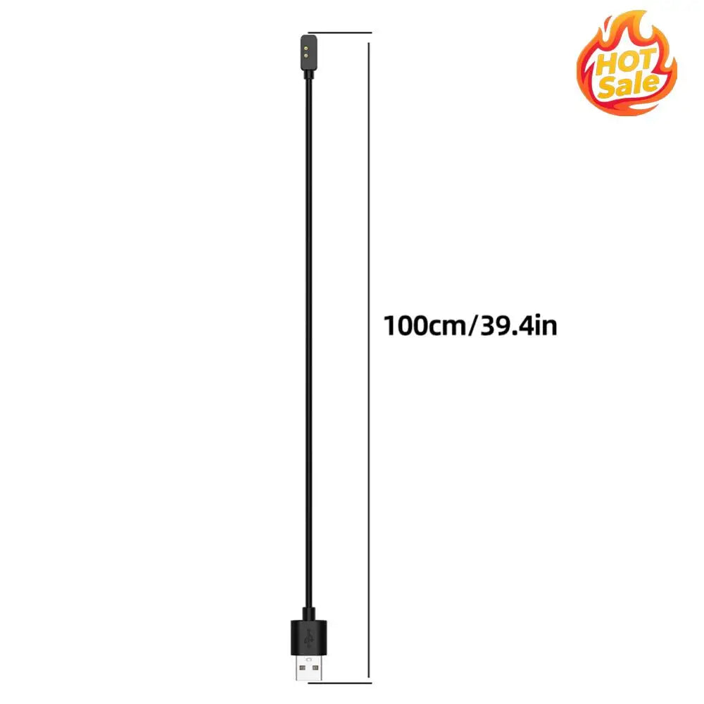 Magnetic Smart Bracelet Charging Cable Anti-Interference USB Replacement Charger Cord 2 Pin Charging Cord for Redmi Watch3 Lite Zpaxo