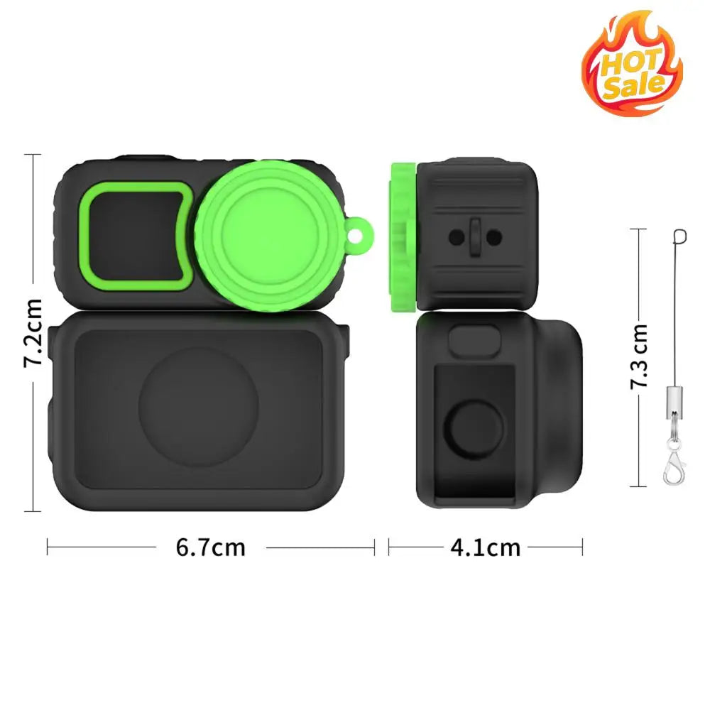 Camera Protection Shell with Lanyard Fall Resistant Protective Shell Cover Anti-Scratch for Osmo Nano Accessories Zpaxo