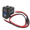 Dual USB QC Car Socket Charger 4 2A Toyota 12-24V Power Adapter