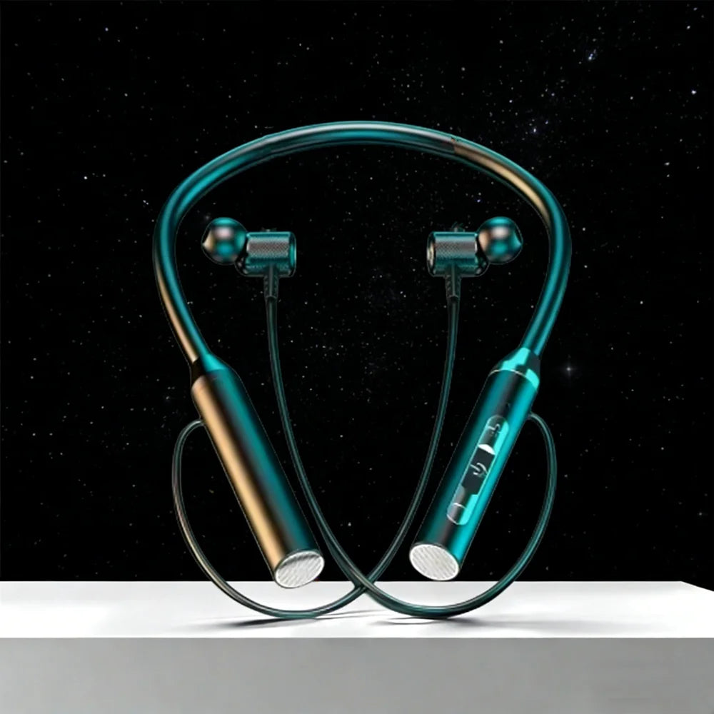 Wireless Headphones Bluetooth Neckband Magnetic Earphones Sport