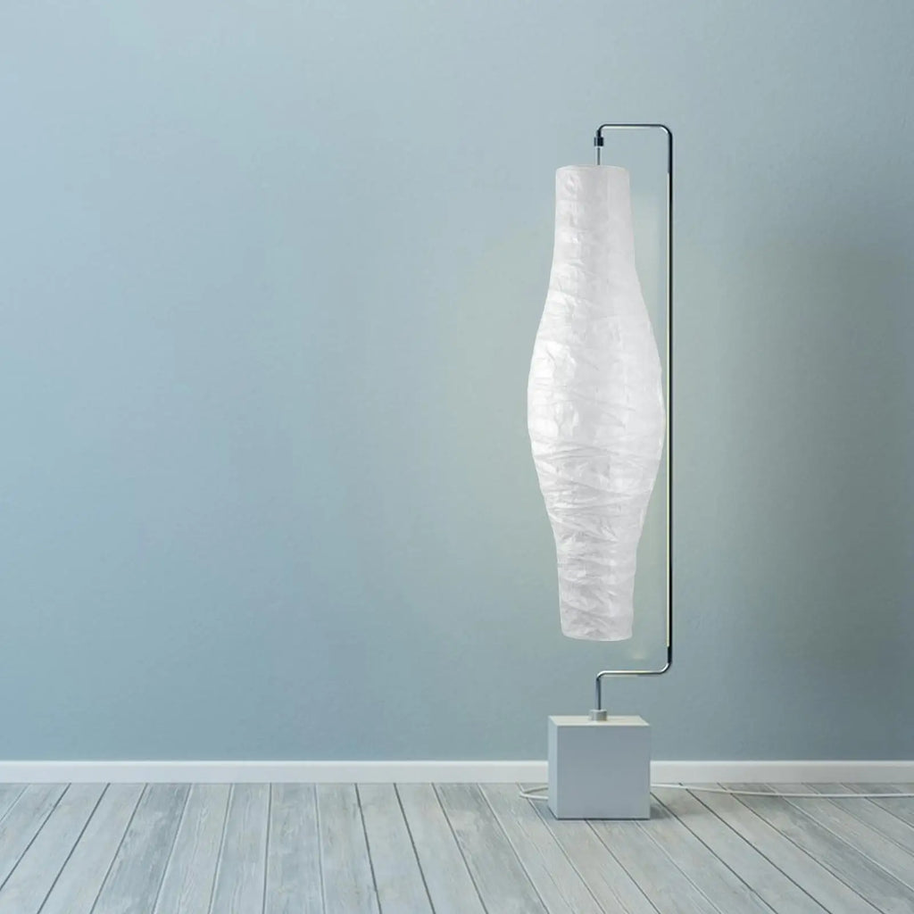 Rice Paper Floor Lamp Shade Japanese Style 117cm Tall Light Cover for Hotel Bedroom Contemporary Floor Lamp Living Room Home Zpaxo