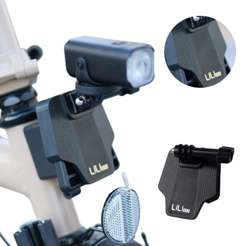 Folding Bike Pig Nose Lamp Stand Wear Resist Inspire Action Cameras