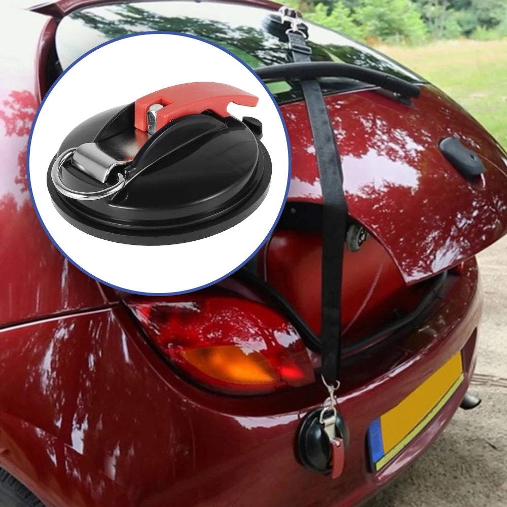 4PCS Multifunctional Heavy Duty Suction Cup Device Tie Tensioner Down Luggage Tarps Tents Camping Car Van with Securing Hook Zpaxo