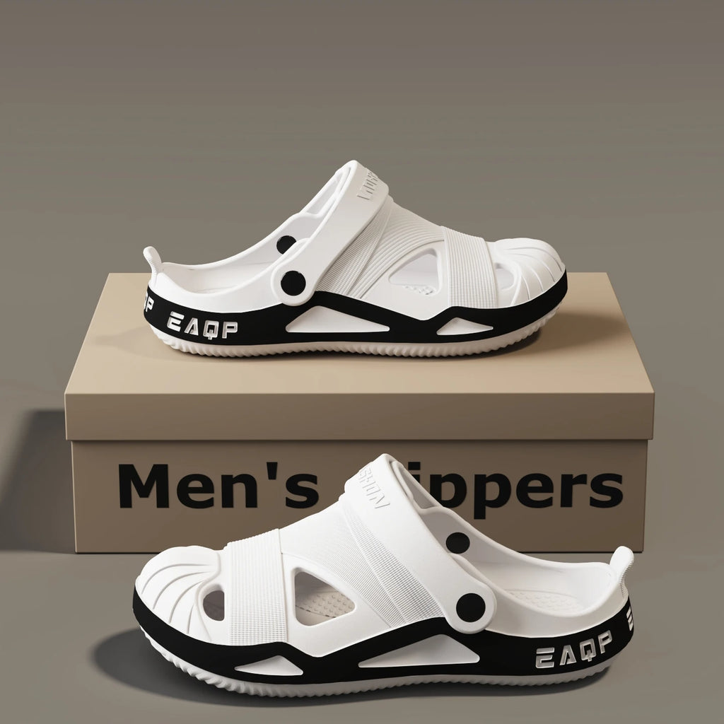 Men's Breathable Summer Clogs Anti-slip Outdoor Beach Shoes Casual