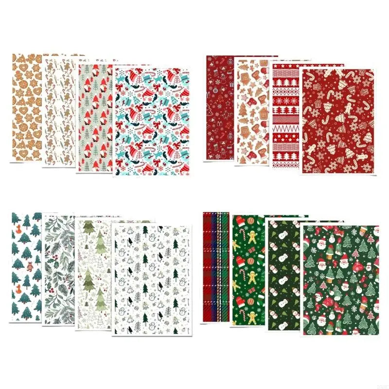 Christmas Clay Transfer Paper 95x138mm Water Soluble Earring