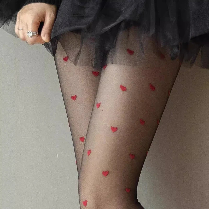 1 Pair Sexy Women Pantyhose Tights Seamless Lace Mesh Fishnet Summer