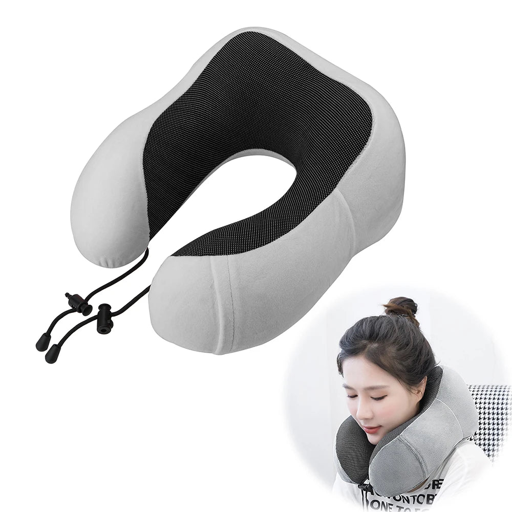 U Shaped Neck Cervical Airplane Pillow Soft Travel Healthcare Cushion Zpaxo