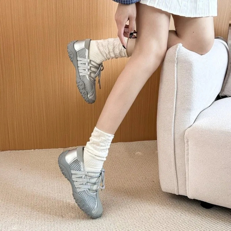 Mary Jane 2026 Spring Summer Mesh Breathable Casual High-style