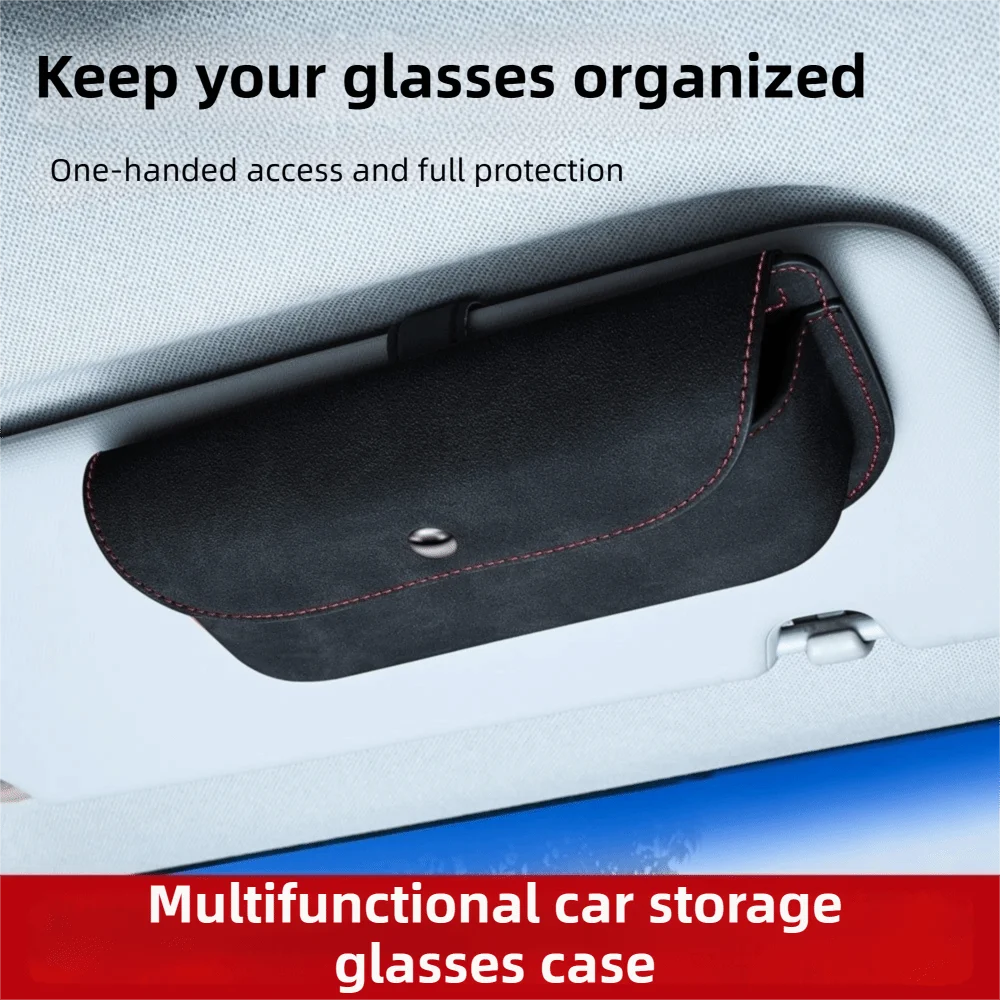 Multi-functional Car Sun Visor Organizer Easy To Install Space Saving Sunshade Storage Bag Easy Access Compact Sun Visor Pocket Zpaxo