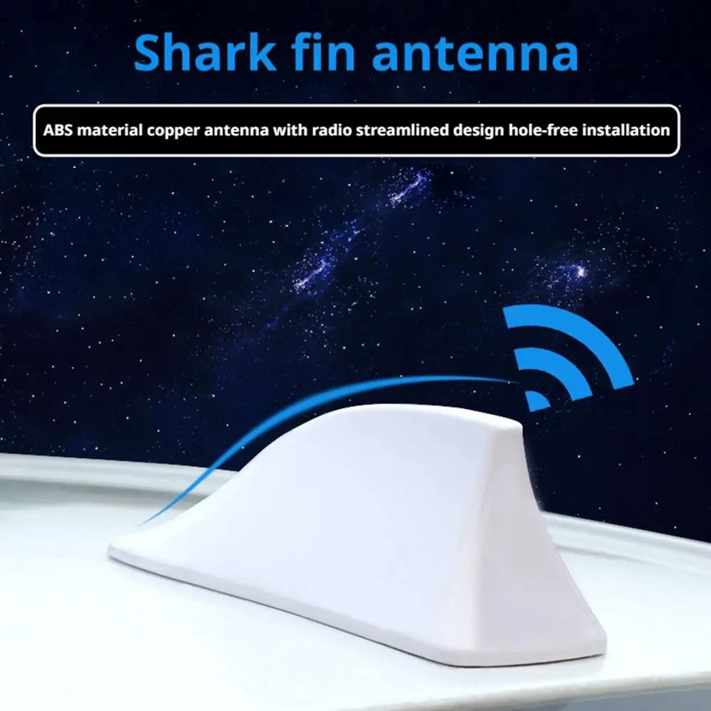 Car Shark Fin Radio Antenna FM Signal Booster Universal Auto Roof Aerials Styling Replacement Parts For BMW Toyota Hyundai VW Zpaxo