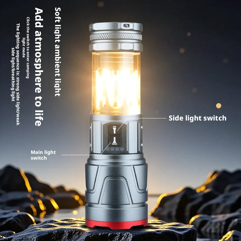 ESMARTER USB Rechargeable LED Flashlight – Waterproof Torch