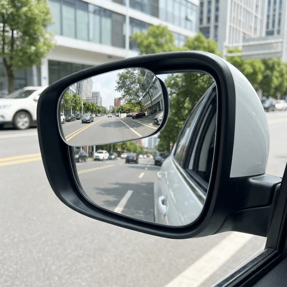 360 Rotatable Car Blind Spot Mirror HD Clear Wide Angle Convex Zpaxo