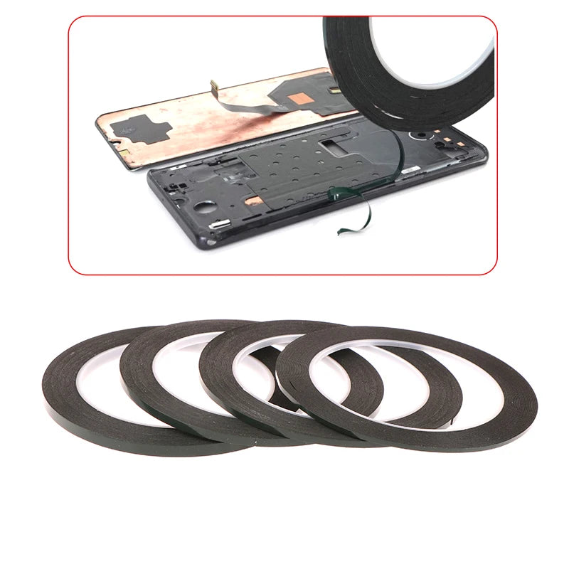 2 3 10M Black Strong Adhesive Tape Roll Ipad Tablet LCD Touch Glass