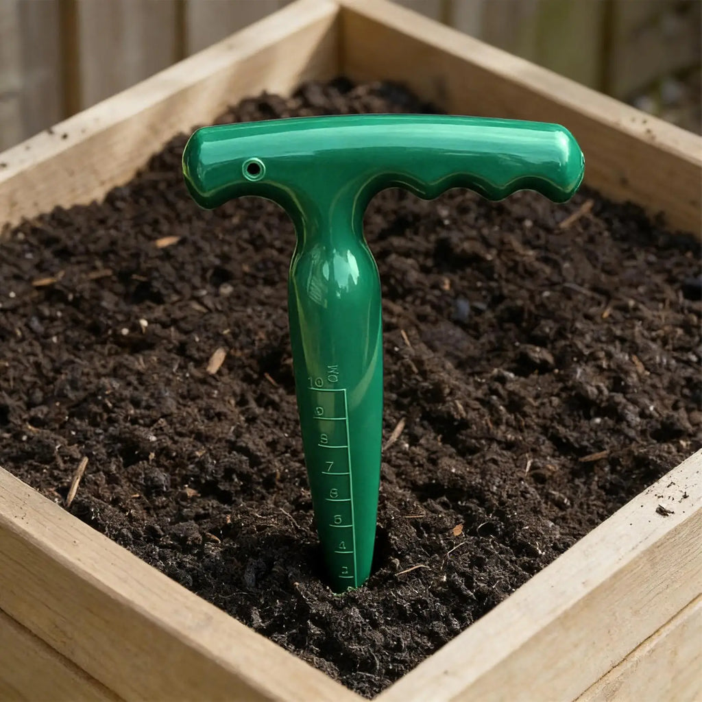Handheld Garden Hole Puncher Clear Scale Planting Tools Lightweight