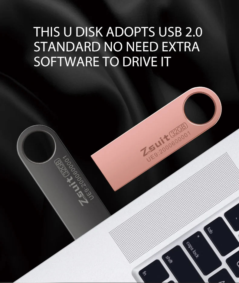10pcs Metal USB Flash Drives 64GB Waterproof USB Stick 4GB Free Key Ring Pen Drive 3.0 Gift Free Shipp Memory USB 2.0 Free Logo Zpaxo