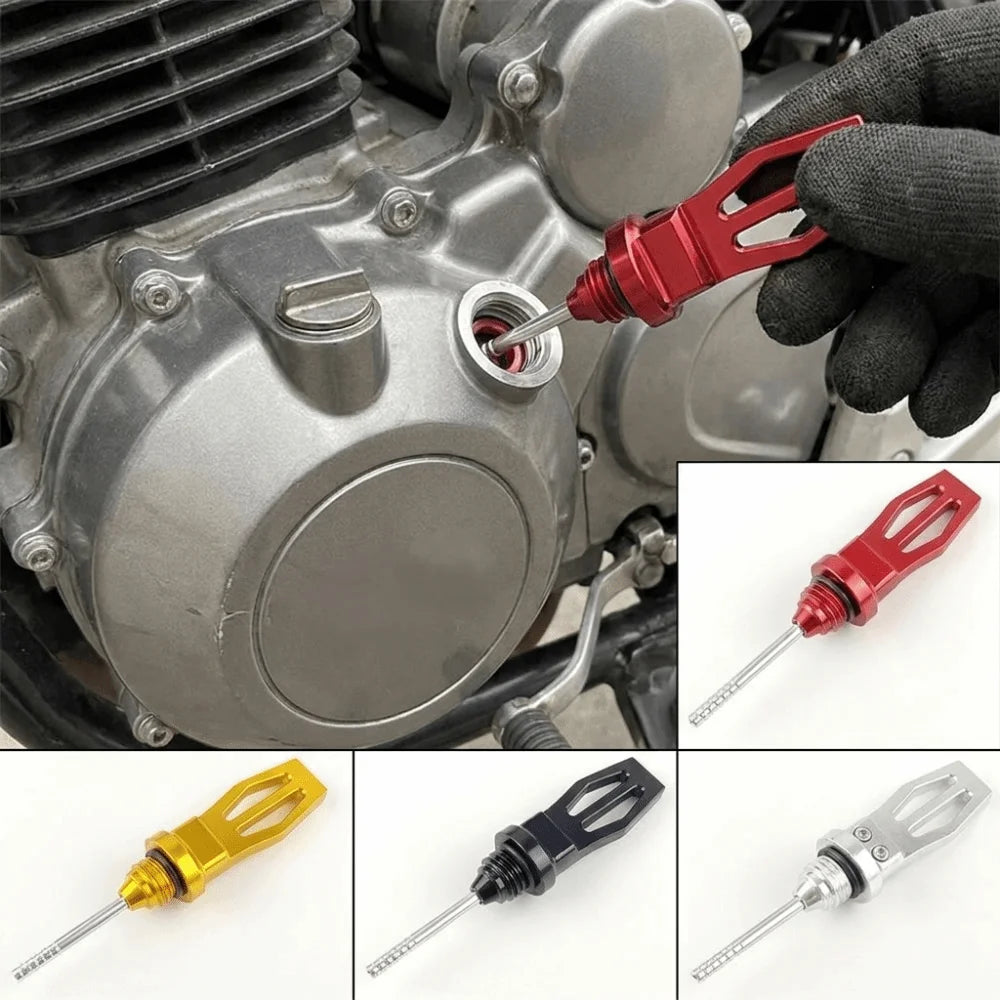 CNC Precision Motorcycle Engine Oil Dipstick Professional Universal Zpaxo