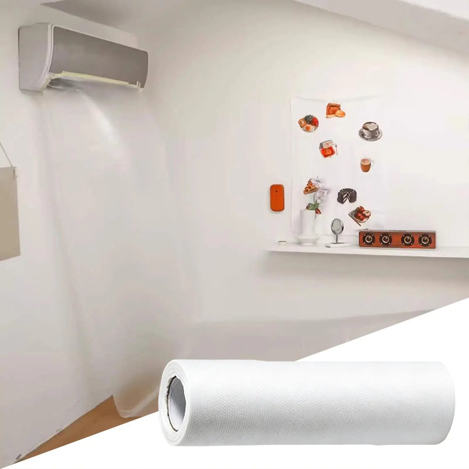 Portable Ac Hose Flexible Pipe Accessory Portable Air Conditioner Exhaust Hose For Indoor Home Bedroom Garage Office RV Wall Zpaxo