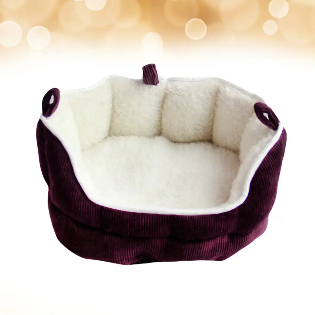 Small Pet Bed Hanging Cotton Sofa Cozy Sleeping Zipper Design Easy
