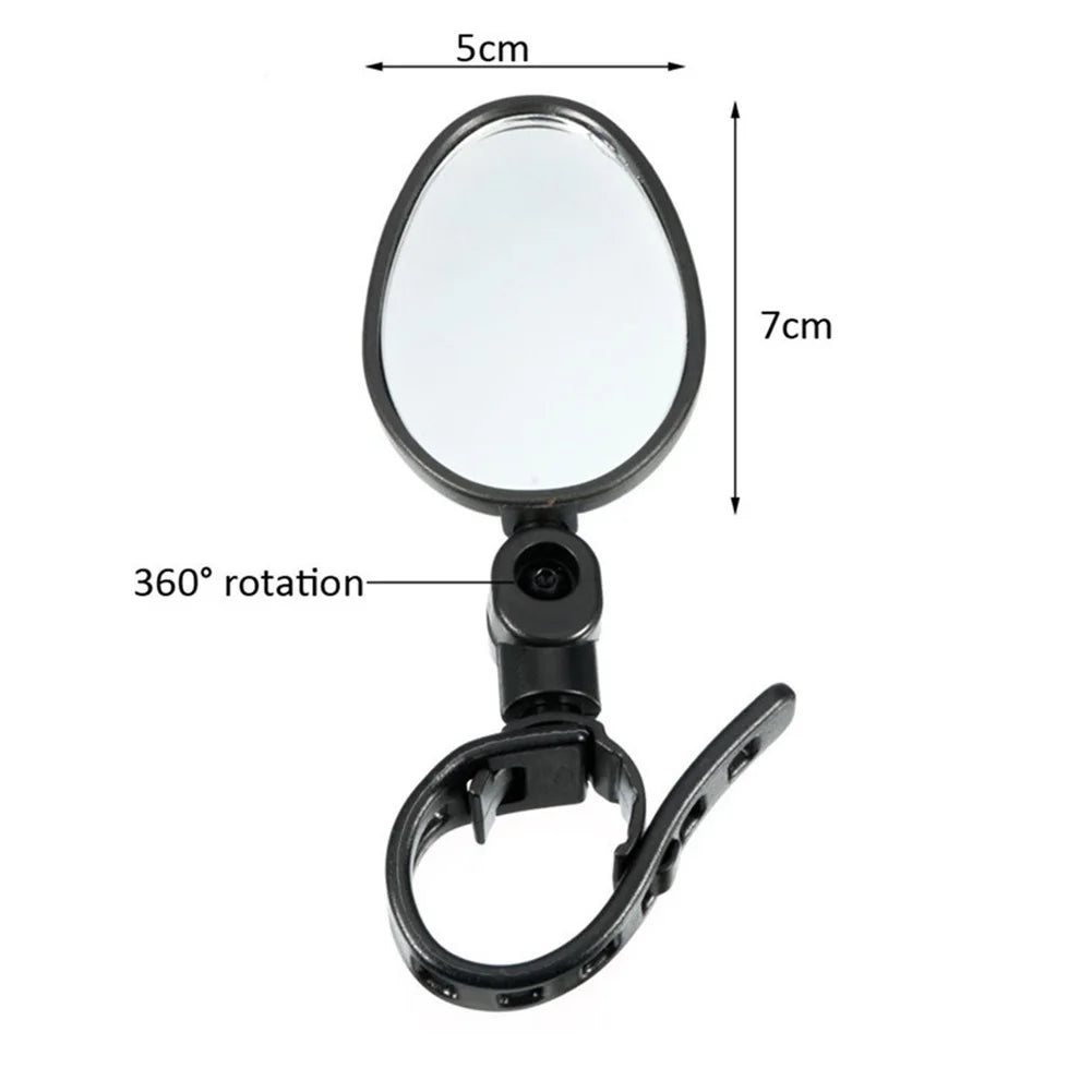 1 Pair Mountain Bike Rearview Reflector 360 Degree Rotation Scooter