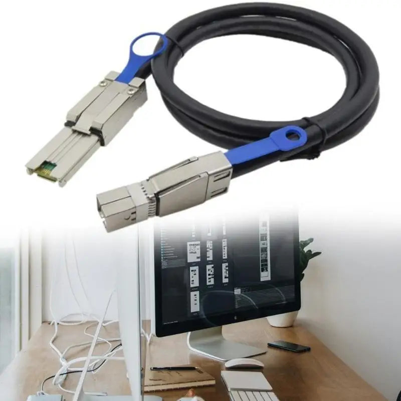 652F 0.5/1/2m SFF-8088 to SFF-8644 Cable 4X Mini Data Server Raids External Cable Zpaxo
