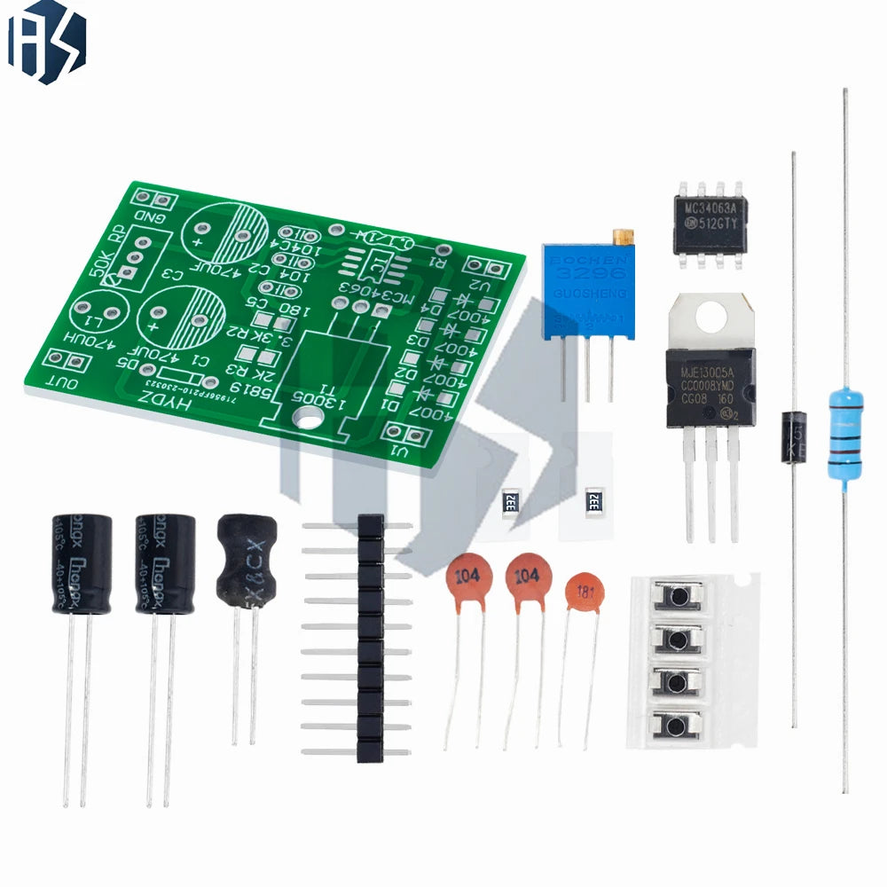 0-30V 0-3A Adjustable DC Switching Power Supply, DIY Soldering Voltage Regulator Board Kit Zpaxo