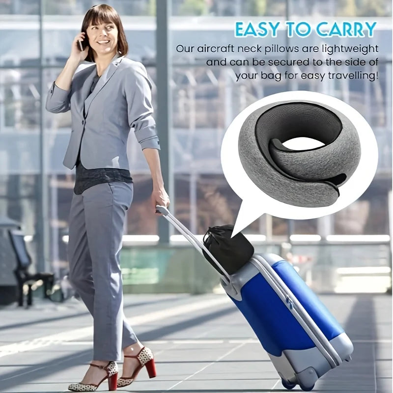 Neck Pillow Traveling Premium Memory Foam Travel Removable Washable