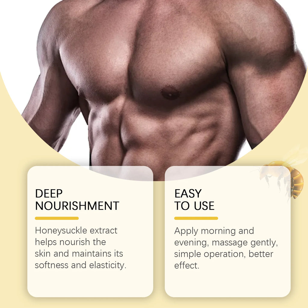 Bee Venom Gynecomastia Chest Shaping Oil for Men | WIYUN Chest Shaping Oil Zpaxo