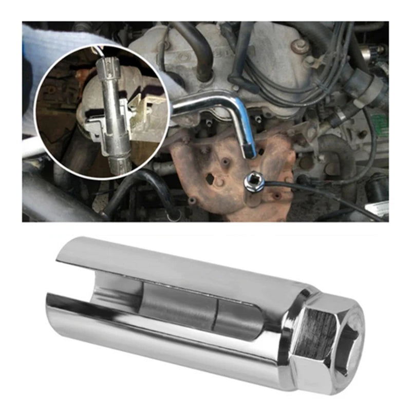 1pc Universal 22mm 1/2'' Drive Car Oxygen Lambda Sensor Socket Wrench Removal Installation Tool Professional Car Accessories Zpaxo