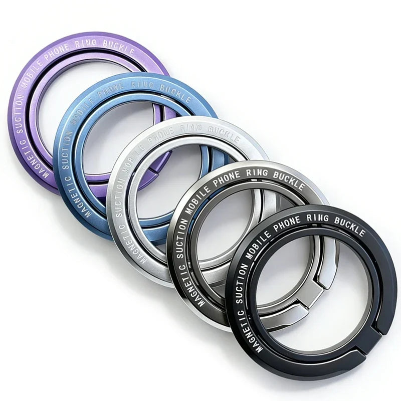Magnetic Cell Phone Ring Holder Mobile Bracket Removable Grip