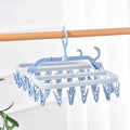 32-Clip Foldable Clothes Drying Rack – Windproof Laundry Hanger