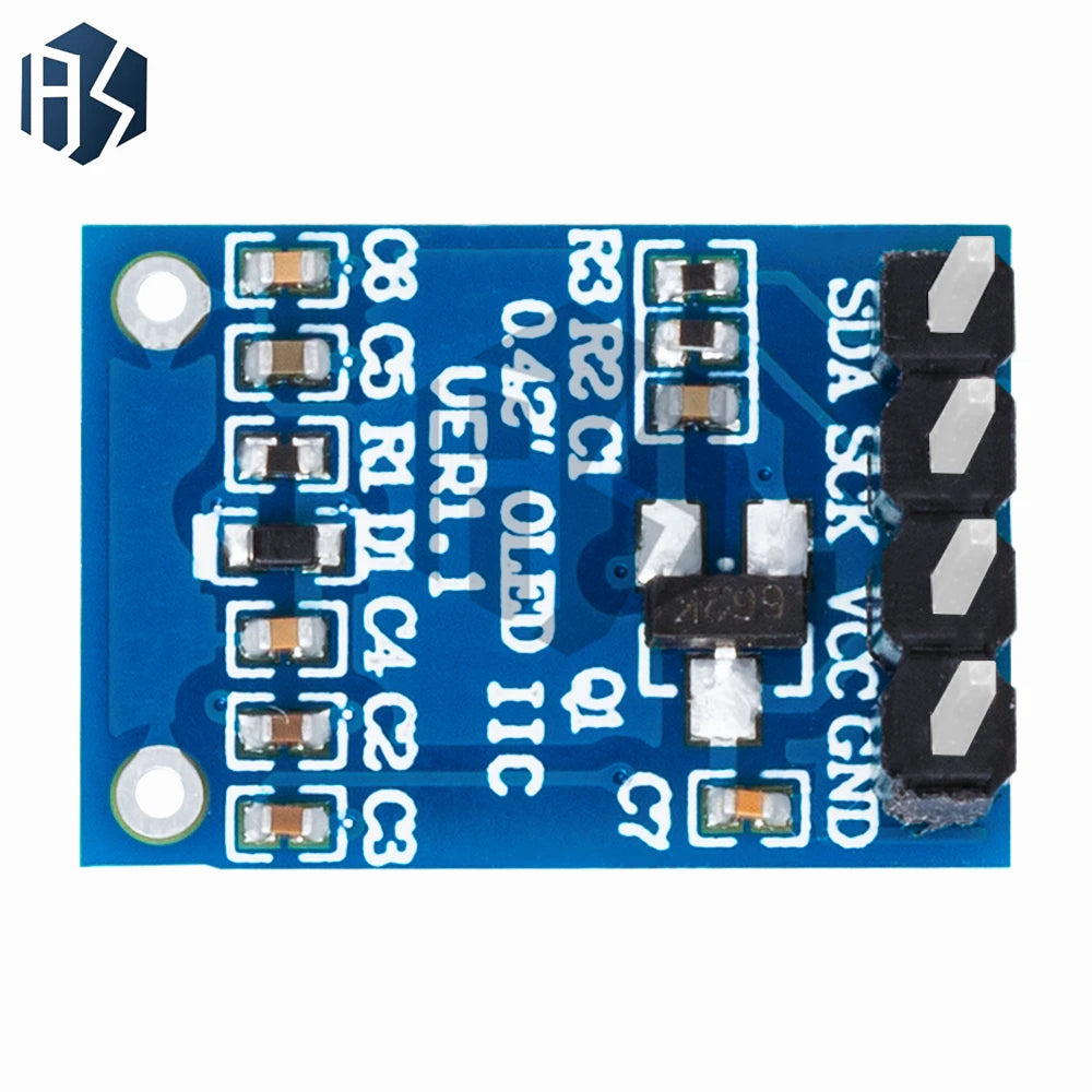 0 42 White OLED Display LCD Module 72X40 Serial Screen I2C IIC SPI Zpaxo