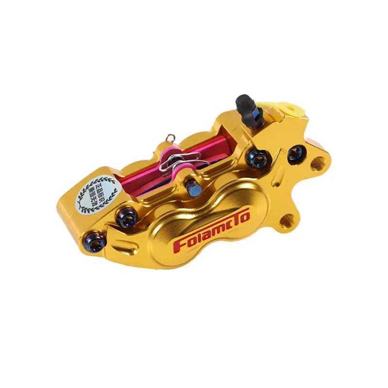 4-Piston CNC Disc Brake Caliper for Electric Motorcycles
