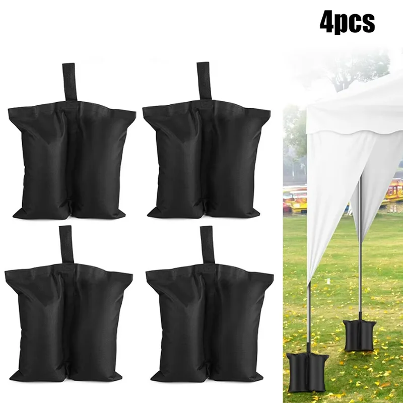 Camping Equipment Outdoor Accessories Garden Gazebo Foot Leg Feet Weights Sand Bag Marquee Waterproof Tent Set Tent Accessories Zpaxo 4pcs